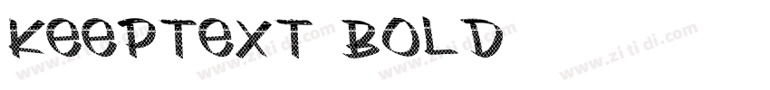 KeepText Bold字体转换